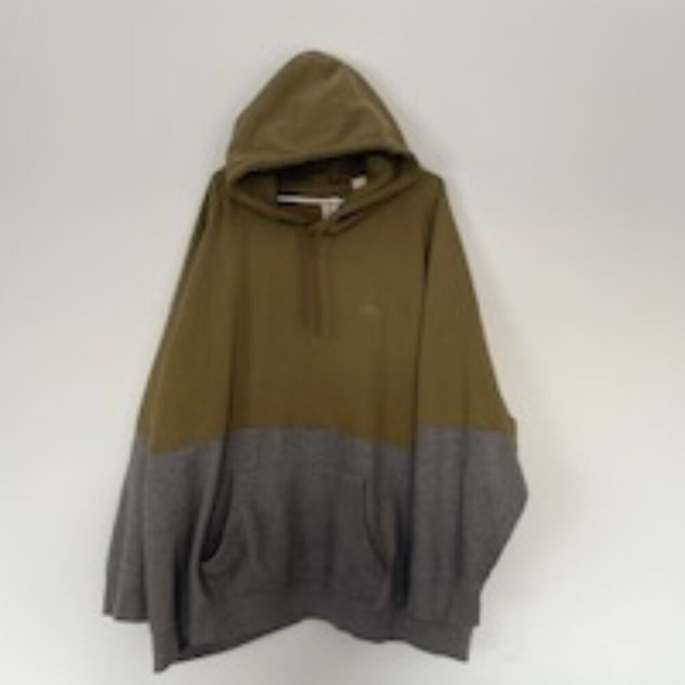Levi’s Men’s Varsity Pullover Hoodie – Size 5XL Martini Olive / Heather Grey